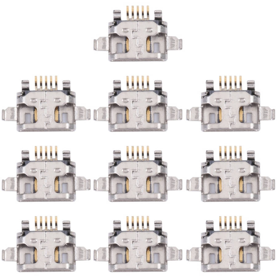 For Alcatel A3 Plus 5011A 10pcs Charging Port Connector, For Alcatel A3 Plus
