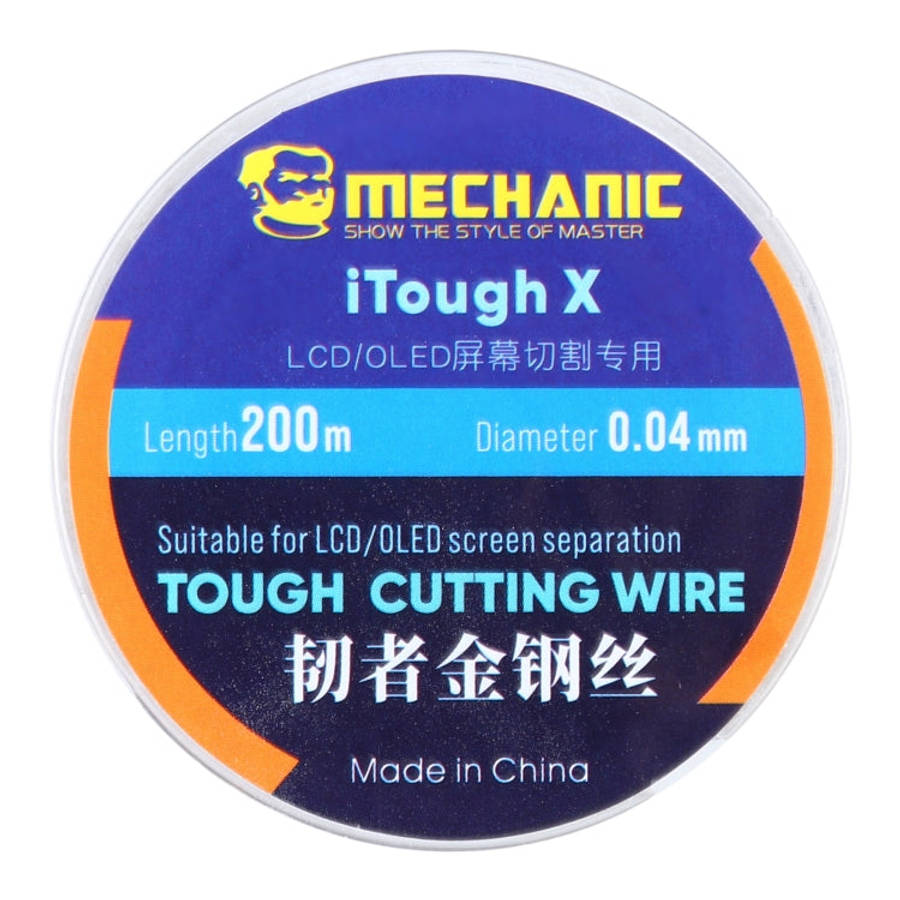 Mechanic iTough X 200M 0.04MM LCD OLED Screen Cutting Wire, Mechanic 0.04MM 200M