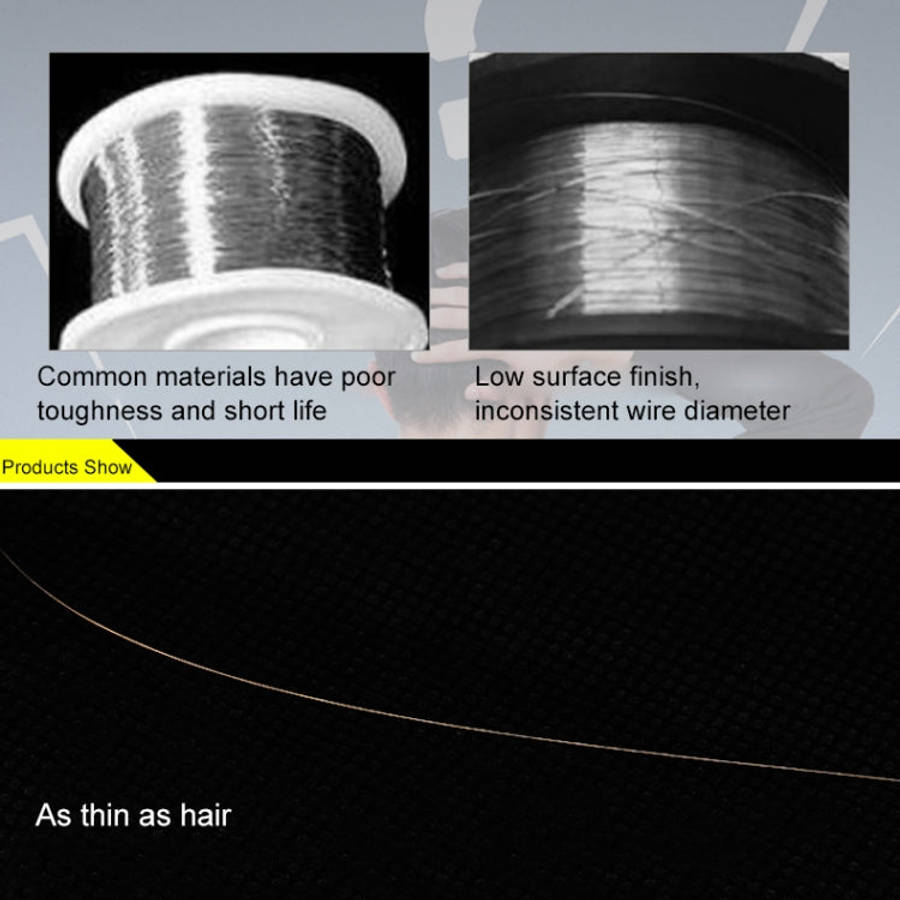 MECHANIC iTough X 200M 0.05MM LCD OLED Screen Cutting Wire, MECHANIC 0.05MM 200M