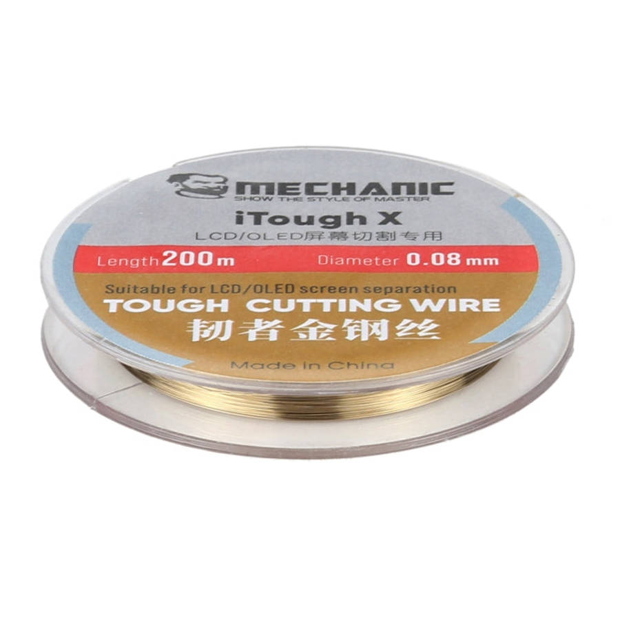 MECHANIC iTough X 200M 0.08MM LCD OLED Screen Cutting Wire, MECHANIC 0.08MM 200M