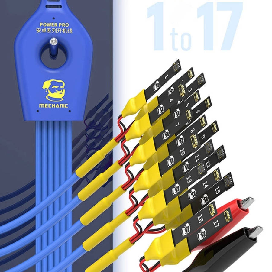Mechanic Power Pro 17 in 1 Mobile Phone Power Supply Test Cable for Android, Power Pro 17 in 1