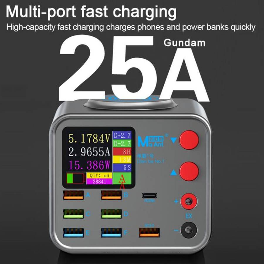 MaAnt Dianba NO.1 Multi-port Wireless USB PD Charger, US Plug, Dianba NO.1, US Plug, Dianba NO.1,...