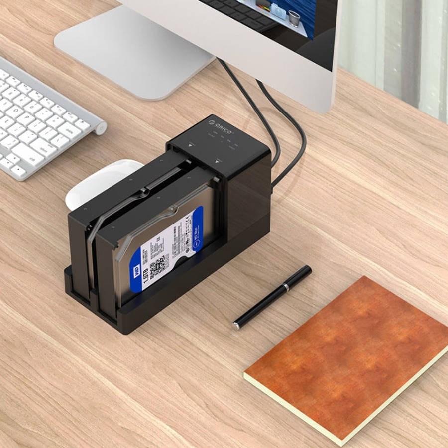 ORICO 6528US3-C 2.5 / 3.5 inch Hard Drive Enclosure with Duplicator, 6528US3-C