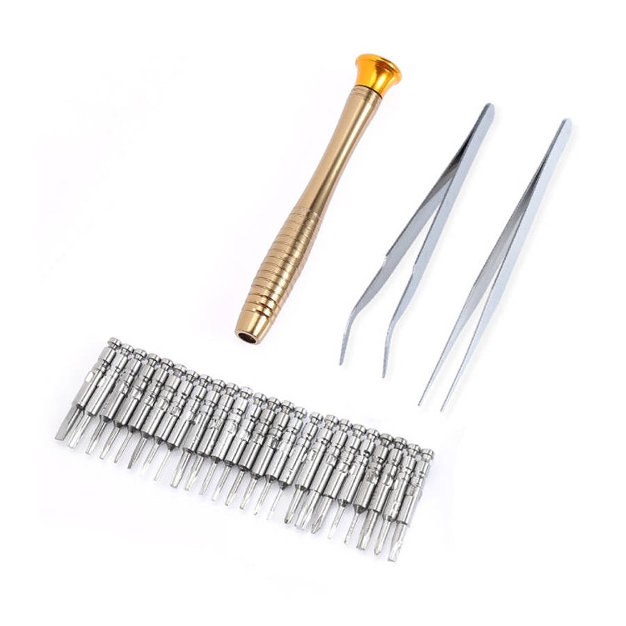 Magnetic suction 27 in 1 portable wallet type screw driver set mobile phone tablet maintenance to...