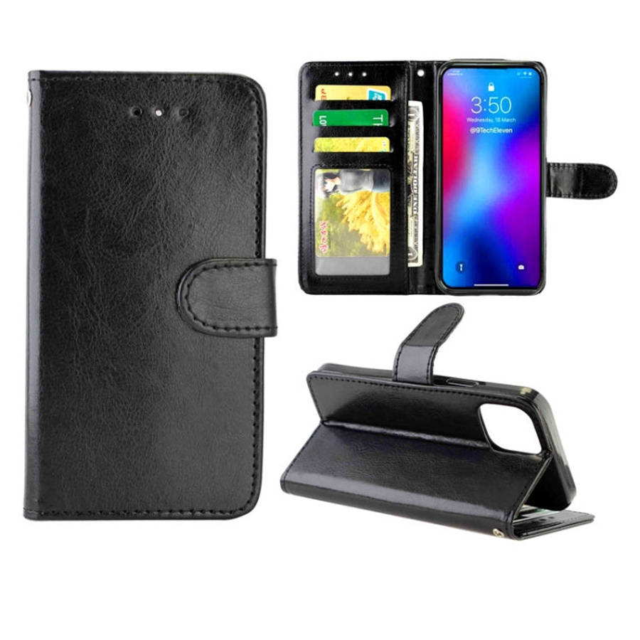 Crazy Horse Texture Leather Horizontal Flip Protective Case with Holder & Card Slots & Wallet & P...