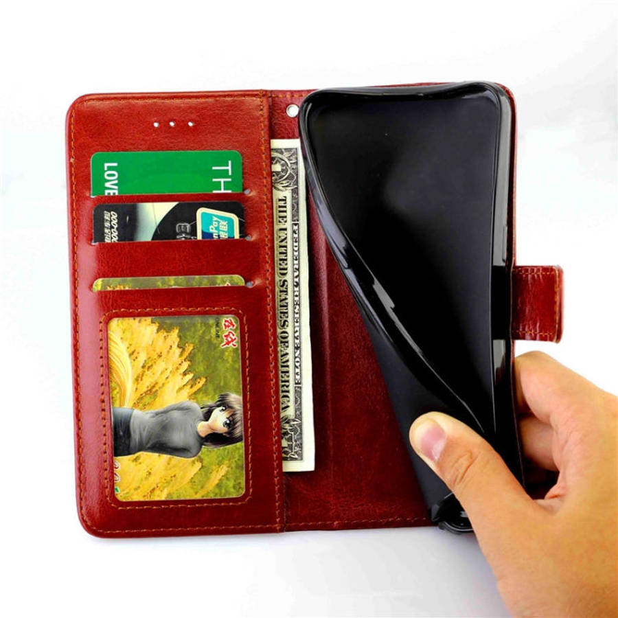 Crazy Horse Texture Leather Horizontal Flip Protective Case with Holder & Card Slots & Wallet & P...