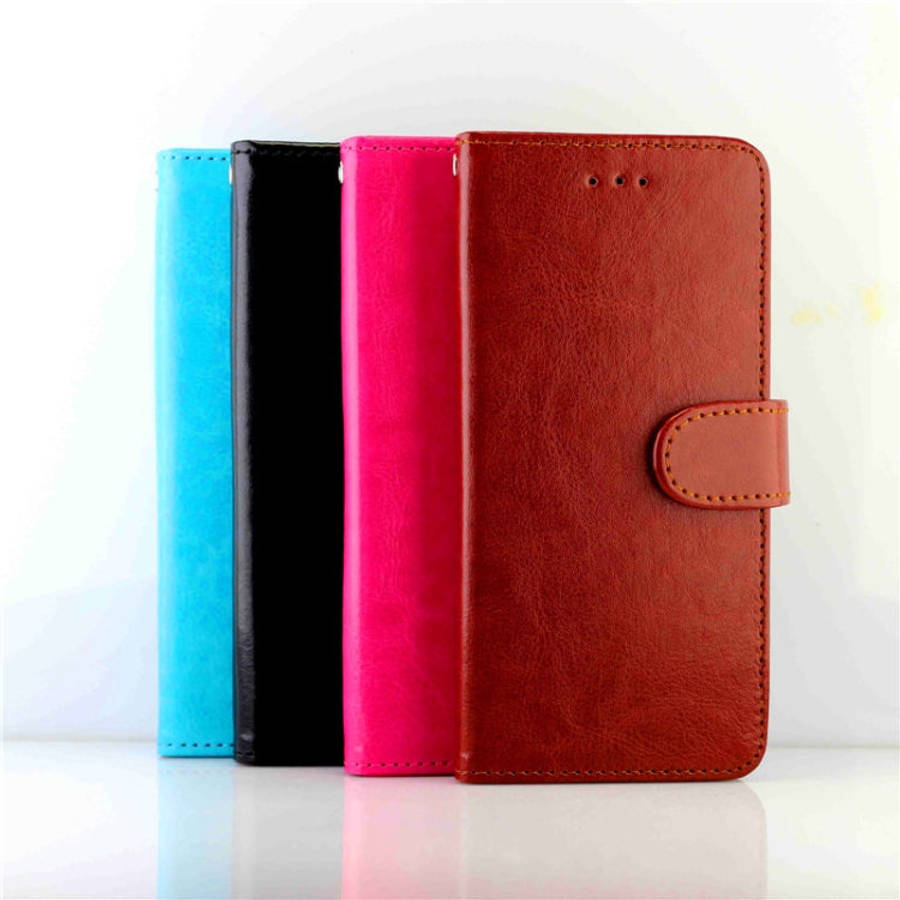 Crazy Horse Texture Leather Horizontal Flip Protective Case with Holder & Card Slots & Wallet & P...