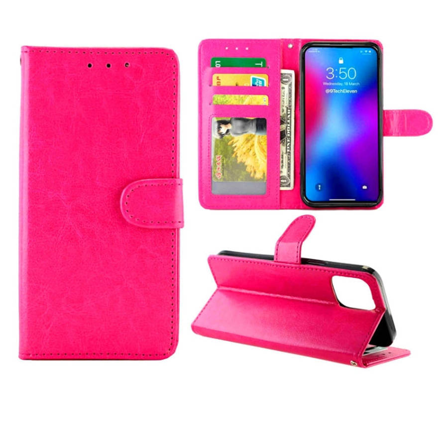 Crazy Horse Texture Leather Horizontal Flip Protective Case with Holder & Card Slots & Wallet & P...