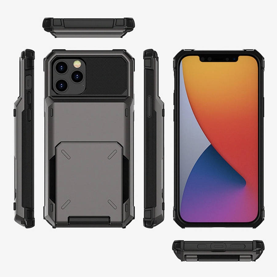 For iPhone 12 Pro Max Scratch-Resistant Shockproof Heavy Duty Rugged Armor Protective Case with C...