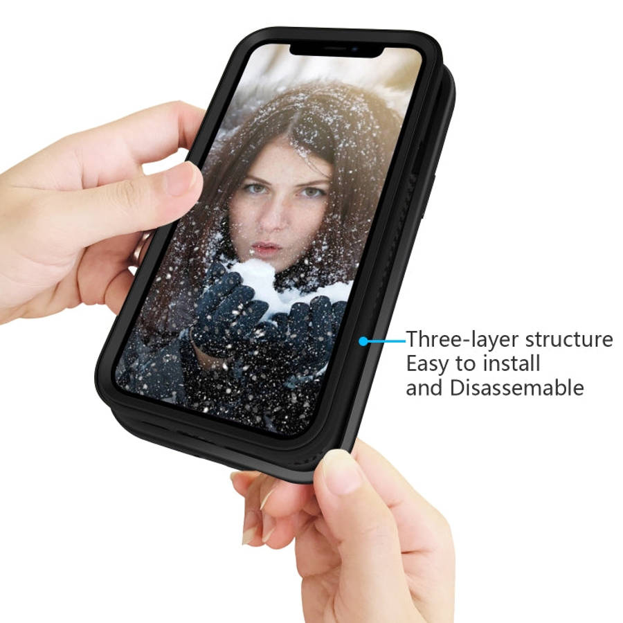 For iPhone 12 Pro / 12 Max Wave Pattern 3 in 1 Silicone+PC Shockproof Protective Case, For iPhone...