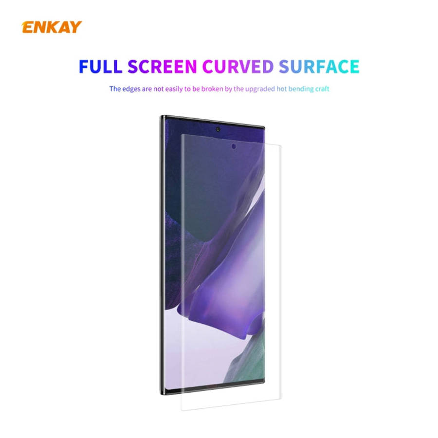 For Samsung Galaxy Note 20 Ultra 2 PCS ENKAY Hat-Prince 3D Full Screen PET Curved Hot Bending HD ...