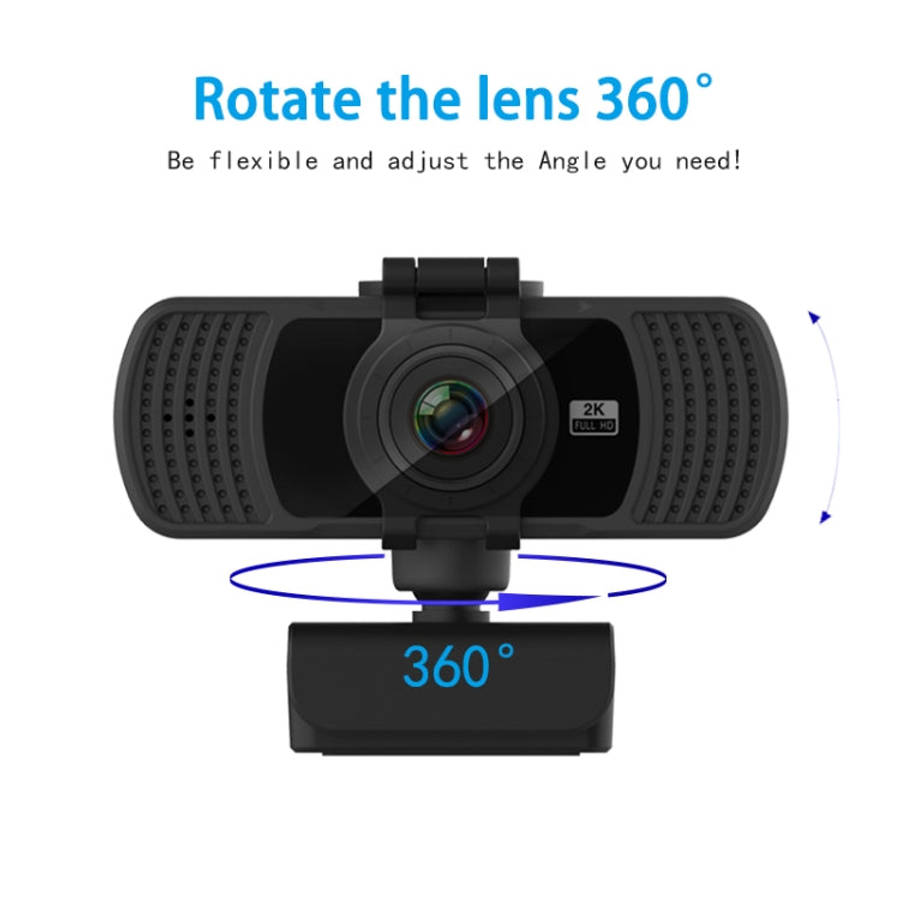 Richwell PC-06 Mini 360 Degrees Rotating 4.0 MP HD Auto Focus PC Webcam with Noise Reduction Micr...