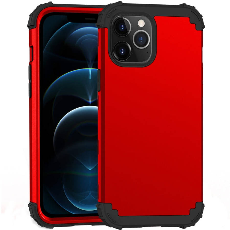 PC+ Silicone Three-piece Anti-drop Mobile Phone Protective Back Cover, For iPhone 12 mini, For iP...