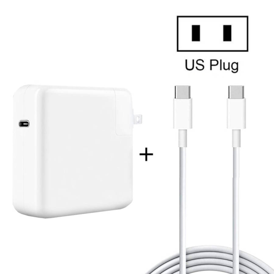 PD-96W 96W PD USB-C / Type-C Laptop Adapter + 2m 5A USB-C / Type-C to USB-C / Type-C Fast Chargin...