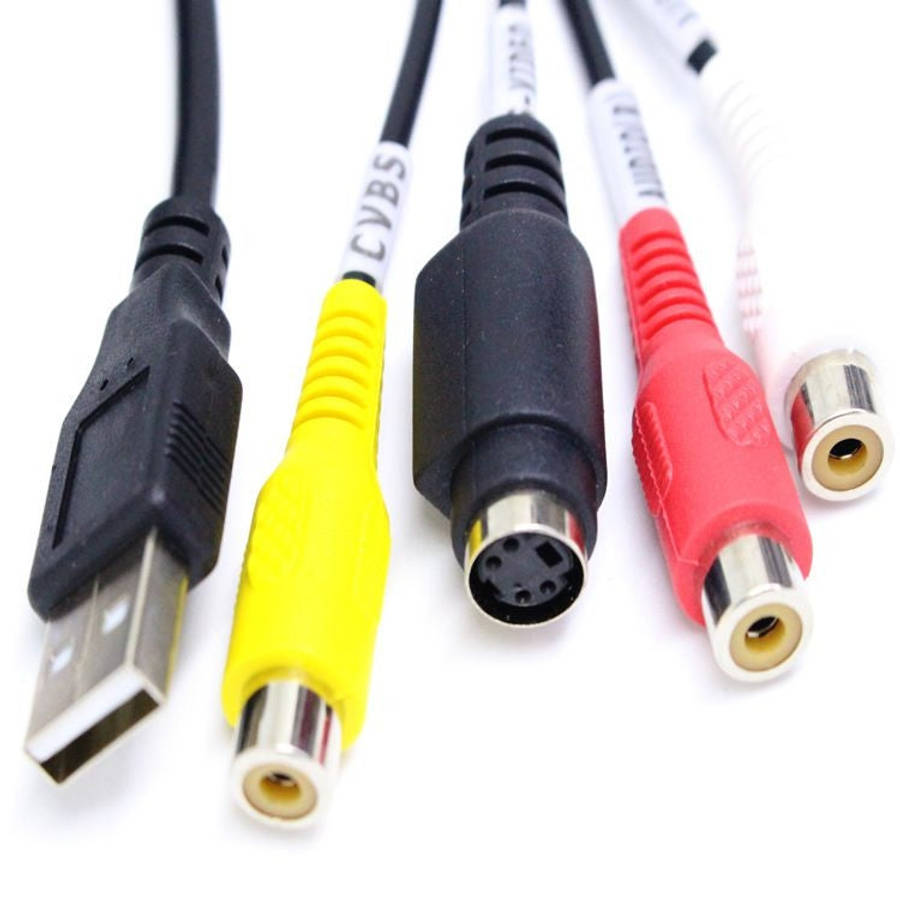 USB to RCA Cable 60+ Supports Vista 64 / Win 7 / Win 8 / Win 10 / Mac OS