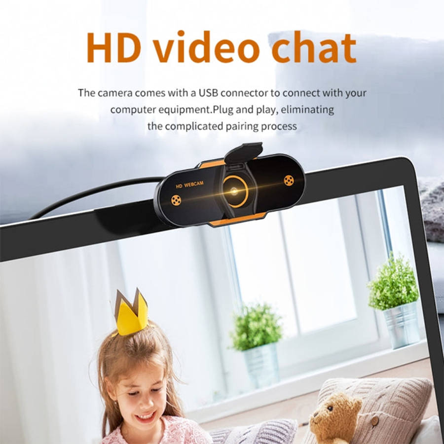 312 1080P HD USB 2.0 PC Desktop Camera Webcam with Mic, Cable Length: about 1.3m, Regular, with T...