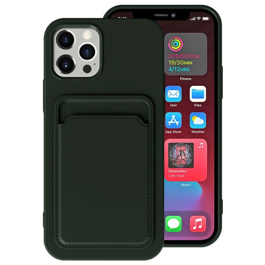 TPU + Flannel Lining Shockproof  Case with Card Slots, For iPhone 12 Pro Max, For iPhone 12 Pro, ...