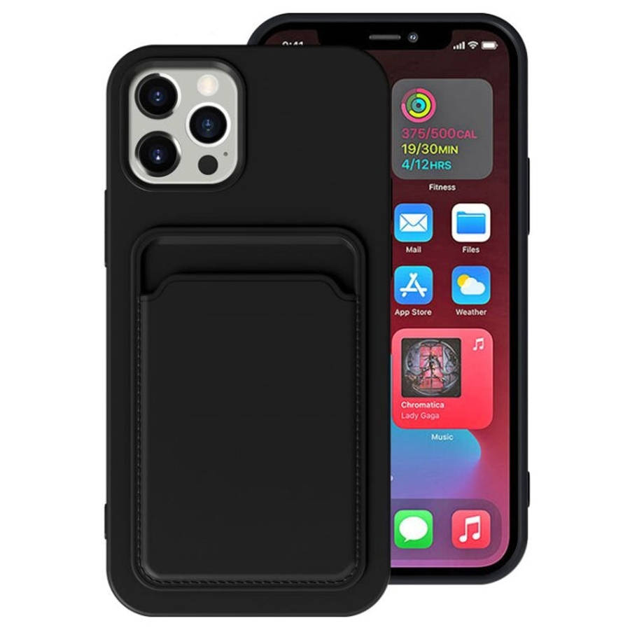 TPU + Flannel Lining Shockproof  Case with Card Slots, For iPhone 12 Pro Max, For iPhone 12 Pro, ...