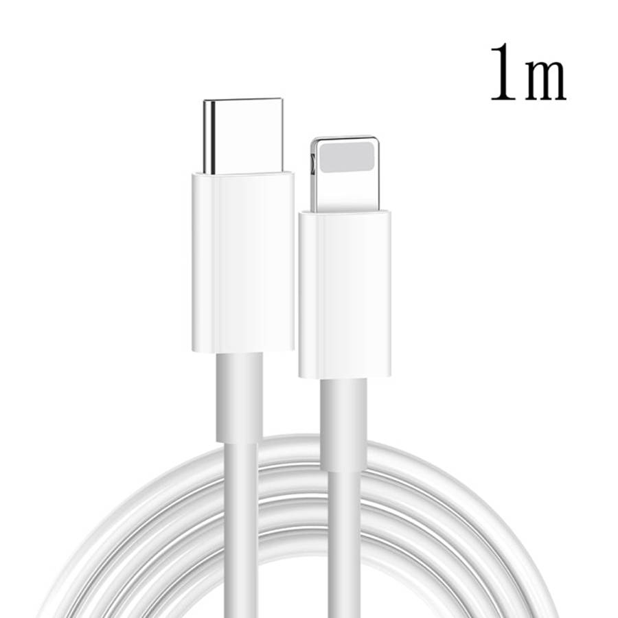 XJ-61 12W USB-C / Type-C to 8 Pin PD Fast Charging Cable, 1m, 1.5m, 2m