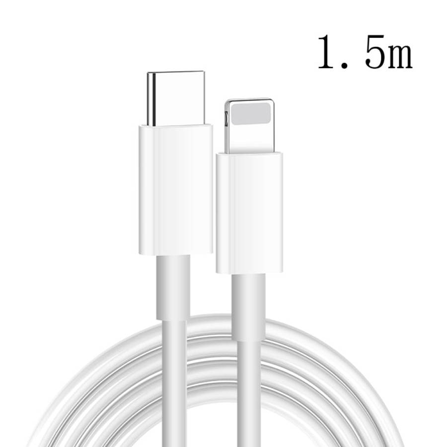 XJ-61 12W USB-C / Type-C to 8 Pin PD Fast Charging Cable, 1m, 1.5m, 2m