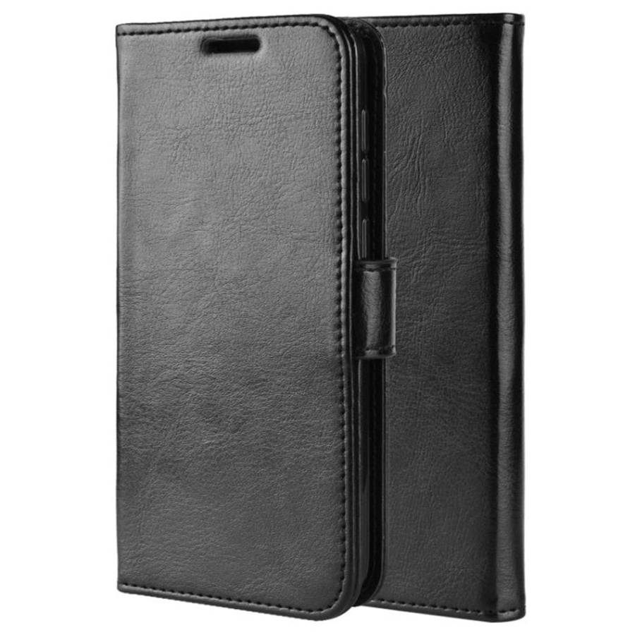 R64 Texture Single Fold Horizontal Flip Leather Case for iPhone XI MAX, with Holder & Card Slots ...