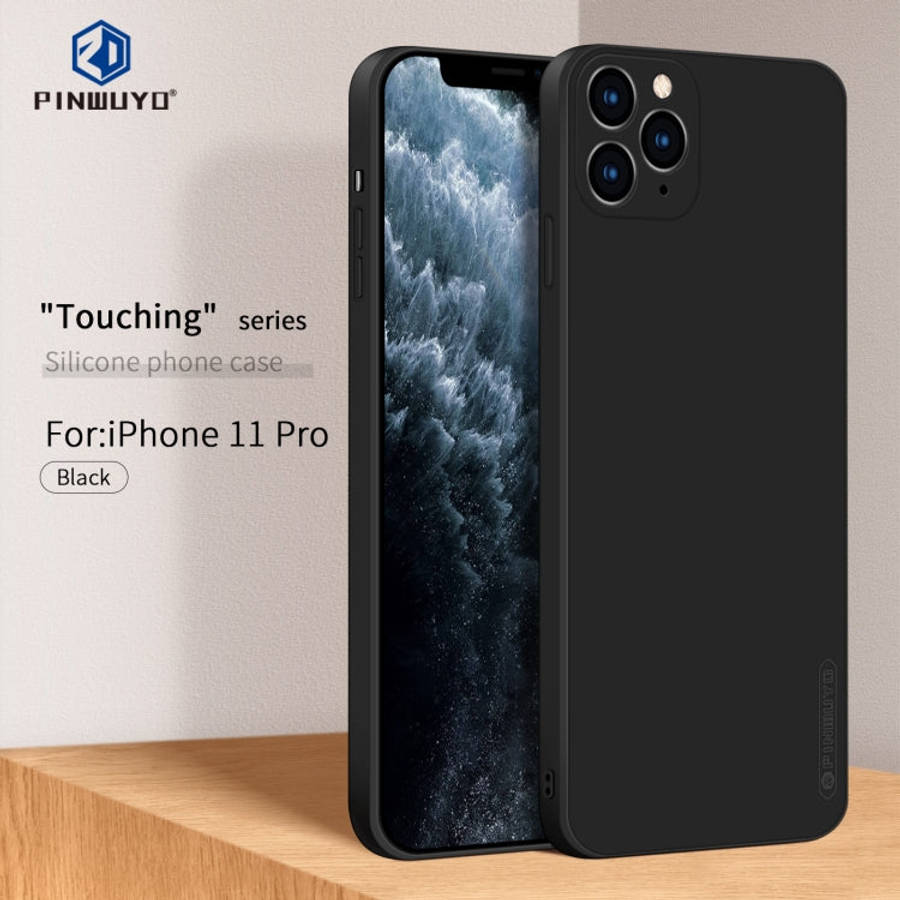 PINWUYO Sense Series Liquid Silicone TPU Mobile Phone Case, For iPhone 11 Pro, For iPhone 11 Pro ...