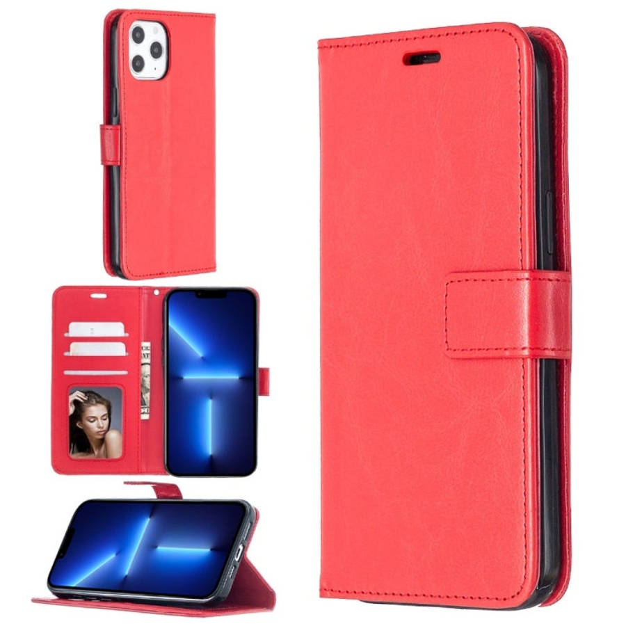 Crazy Horse Texture Horizontal Flip Leather Case with Holder & Card Slots & Wallet & Photo Frame ...