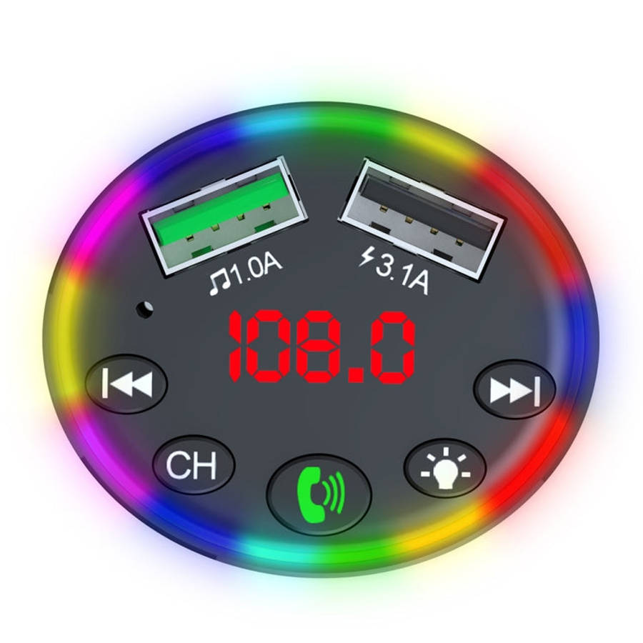 F9 Car MP3 Modulator Player Wireless Hands-free Audio Receiver Dual USB Fast Charger FM Transmitt...