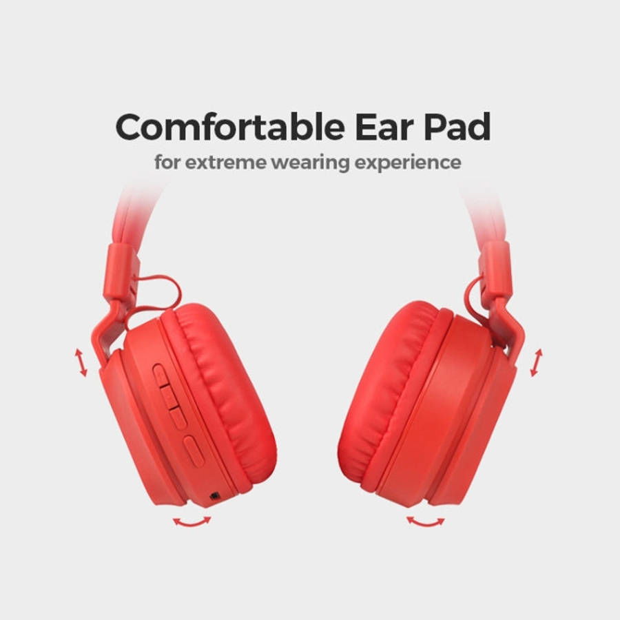 BOBo Kids Gift Bluetooth 5.0 Bass Noise Cancelling Stereo Wireless Headset With Mic, Support TF C...