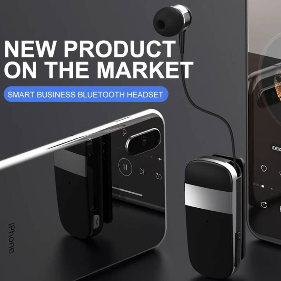 K53 Stereo Wireless Bluetooth Headset Calls Remind Vibration Wear-Clip Driver Auriculares Earphon...