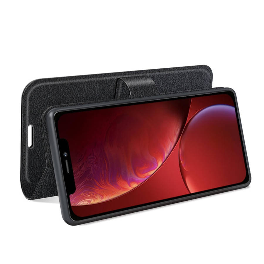 For iPhone 13 mini Litchi Texture Horizontal Flip Protective Case with Holder & Card Slots & Wall...