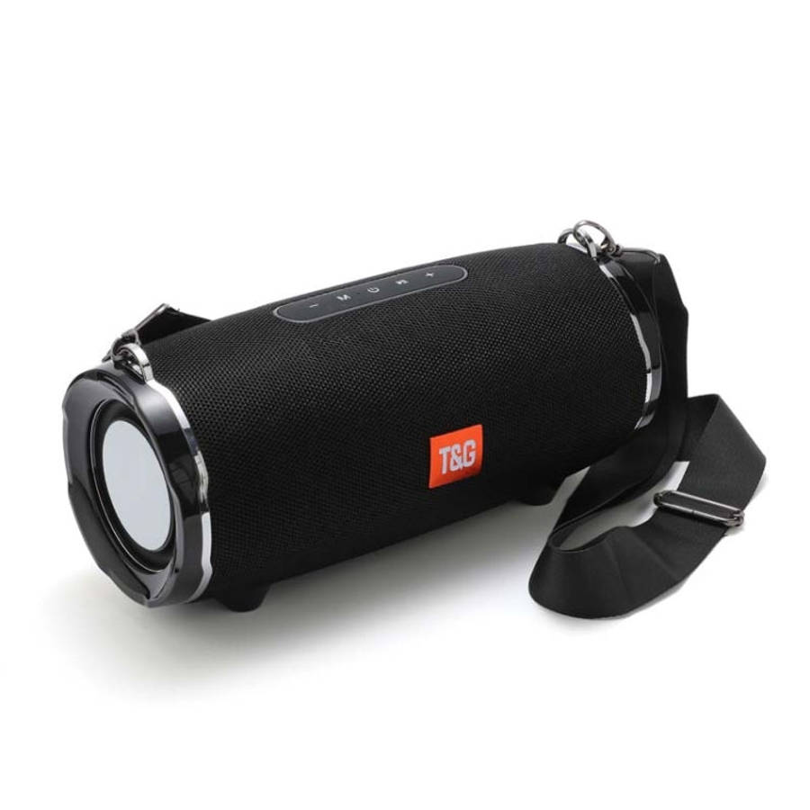 T&G TG187 Portable Waterproof Wireless Bass Surround Bluetooth Speaker with Shoulder Strap, Suppo...