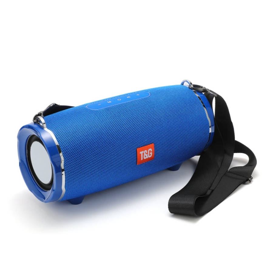 T&G TG187 Portable Waterproof Wireless Bass Surround Bluetooth Speaker with Shoulder Strap, Suppo...