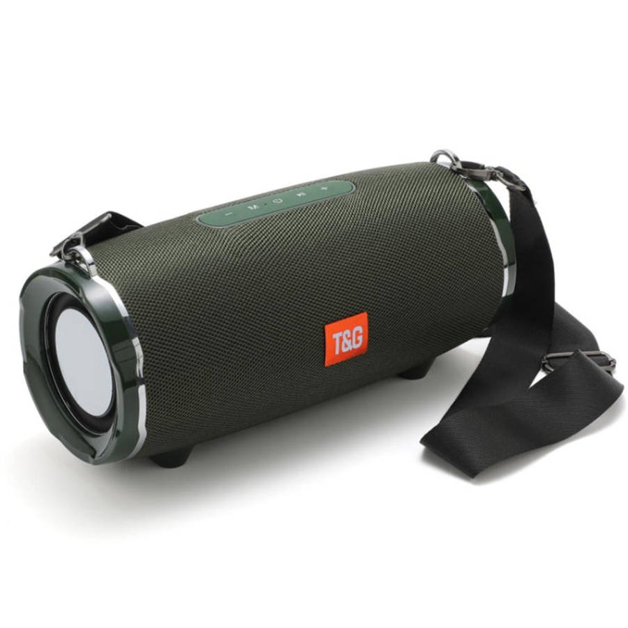 T&G TG187 Portable Waterproof Wireless Bass Surround Bluetooth Speaker with Shoulder Strap, Suppo...