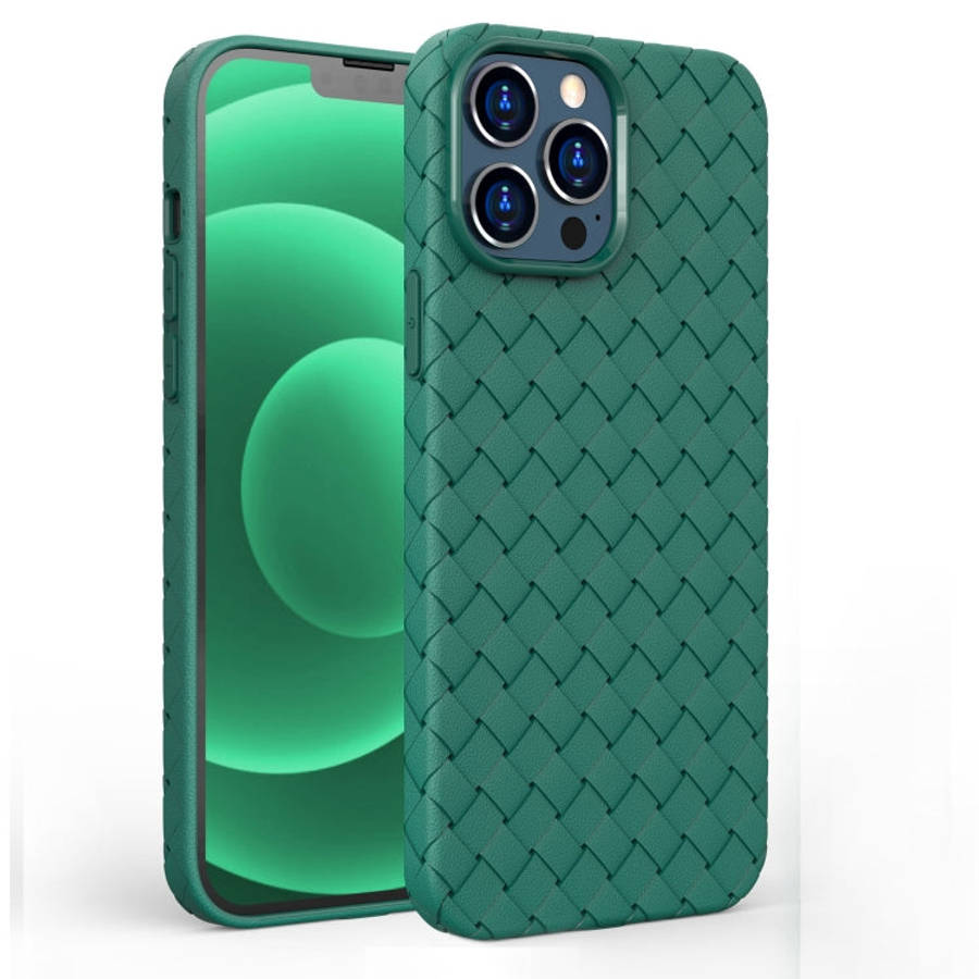 Full Coverage Woven Shockproof TPU Case, For IPhone 13 Pro Max, For  IPhone 13 Pro, For  IPhone 13