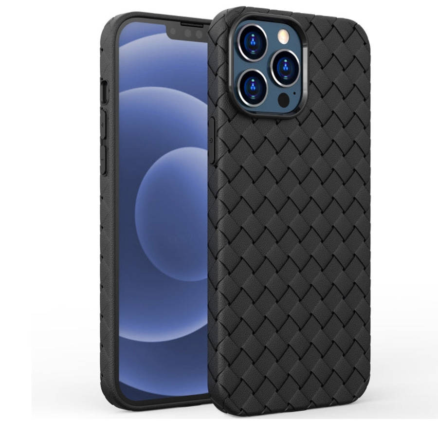 Full Coverage Woven Shockproof TPU Case, For IPhone 13 Pro Max, For  IPhone 13 Pro, For  IPhone 13