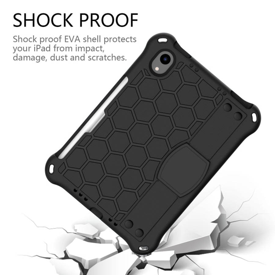Honeycomb EVA Hybrid PC Tablet Case with Strap, For iPad mini 6 / mini 2024