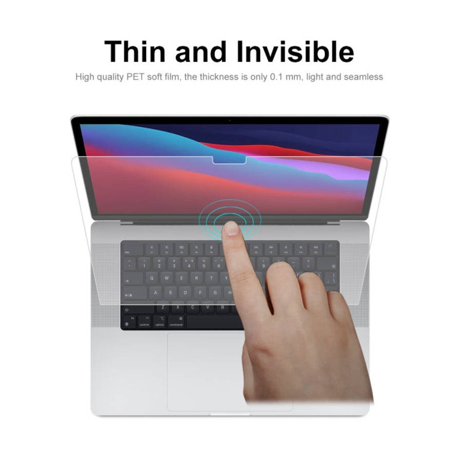 ENKAY Clear HD PET Laptop Screen Protector, For MacBook Pro 14.2 inch A2442, For MacBook Pro 16.2...