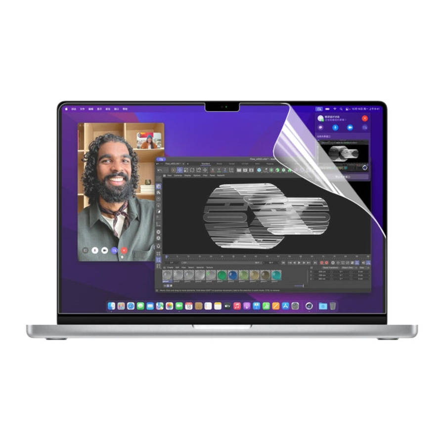 ENKAY Clear HD PET Laptop Screen Protector, For MacBook Pro 14.2 inch A2442, For MacBook Pro 16.2...