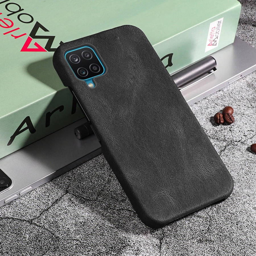 Ring Holder PU Phone Case For Samsung Galaxy A12, For Samsung Galaxy A12