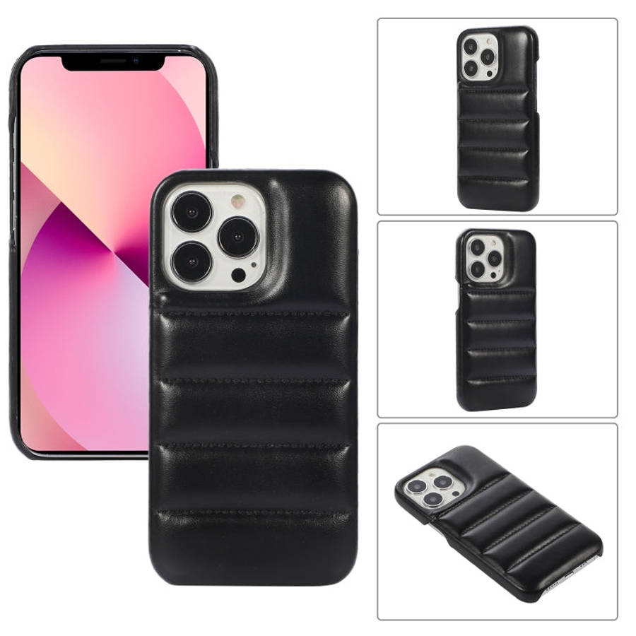 Thick Down Jacket Soft PU Phone Case, For iPhone 13, For iPhone 12 Pro Max, For iPhone 12 / 12 Pr...