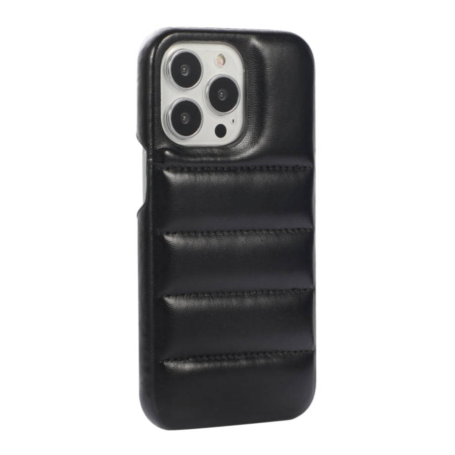Thick Down Jacket Soft PU Phone Case, For iPhone 13, For iPhone 12 Pro Max, For iPhone 12 / 12 Pr...