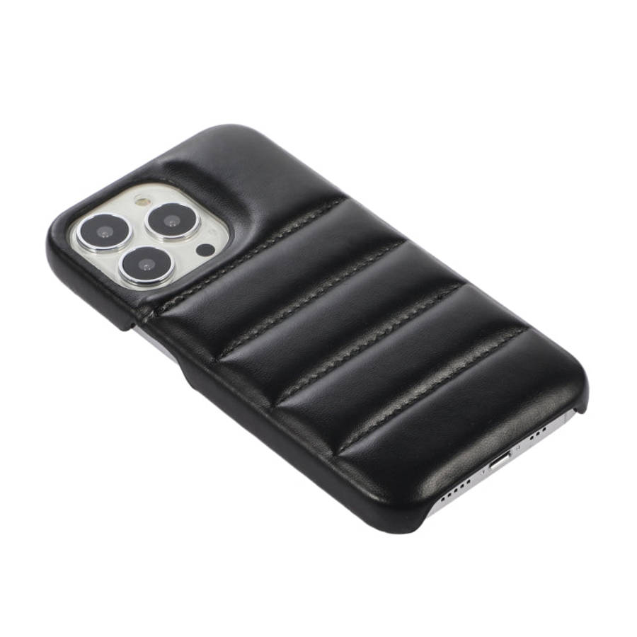 Thick Down Jacket Soft PU Phone Case, For iPhone 13, For iPhone 12 Pro Max, For iPhone 12 / 12 Pr...