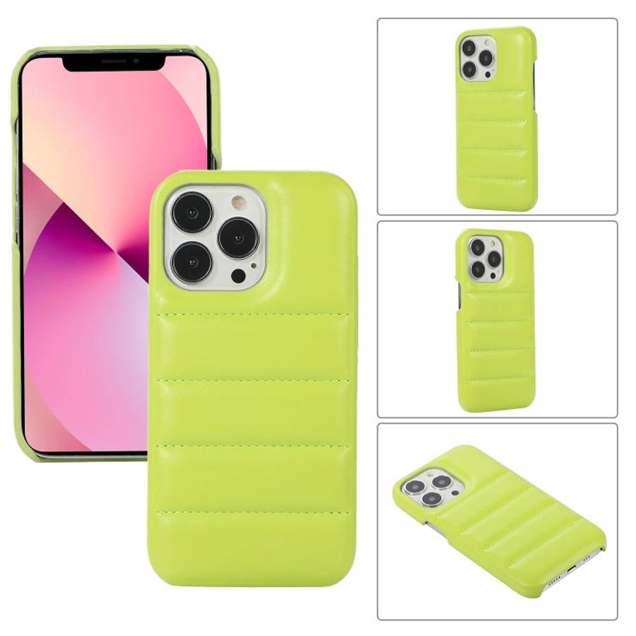 Thick Down Jacket Soft PU Phone Case, For iPhone 13, For iPhone 12 Pro Max, For iPhone 12 / 12 Pr...