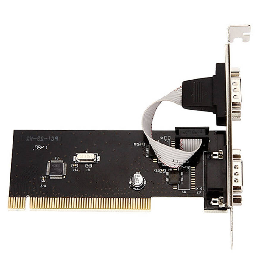 RS232 Serial Port TX382B 2 Port Pci to 9 Pin Com Riser Card Adapter with Tracking Number