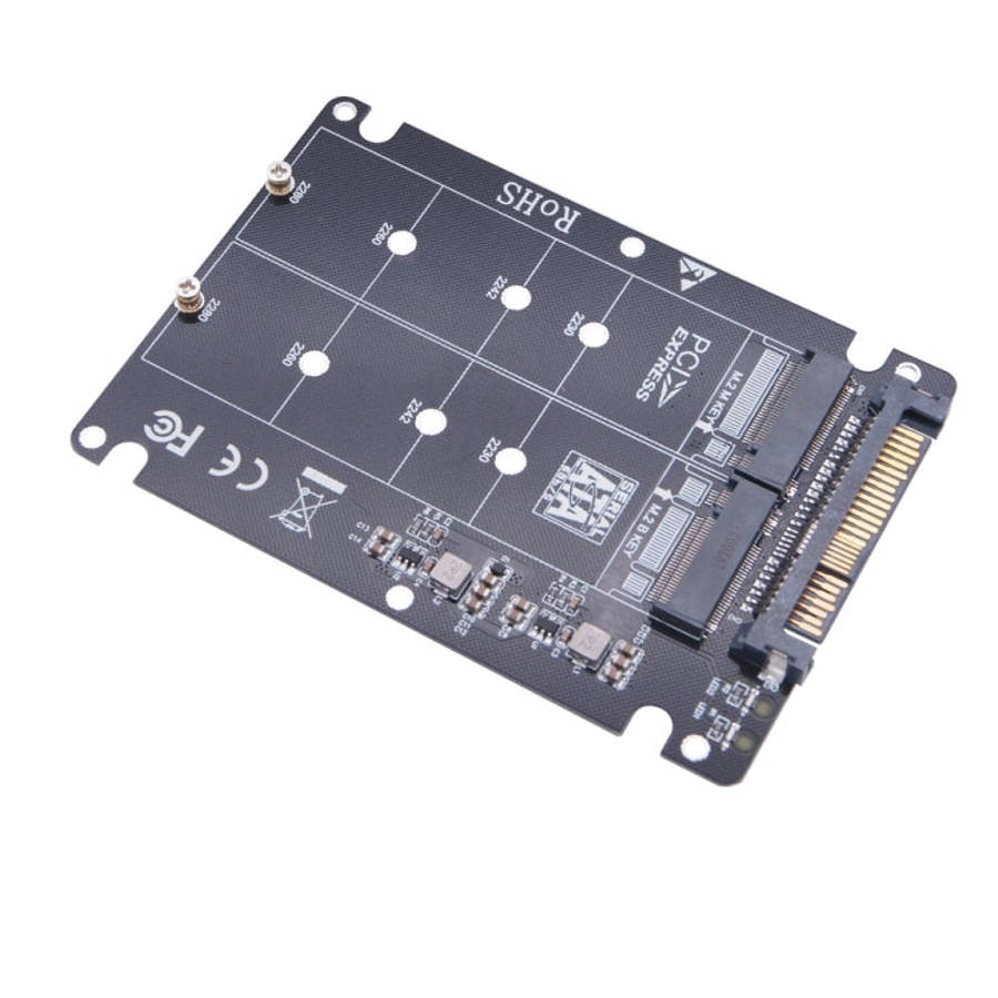 2 Ports NGFF M.2 NVME to U.2 SFF-8639 Adapter Card