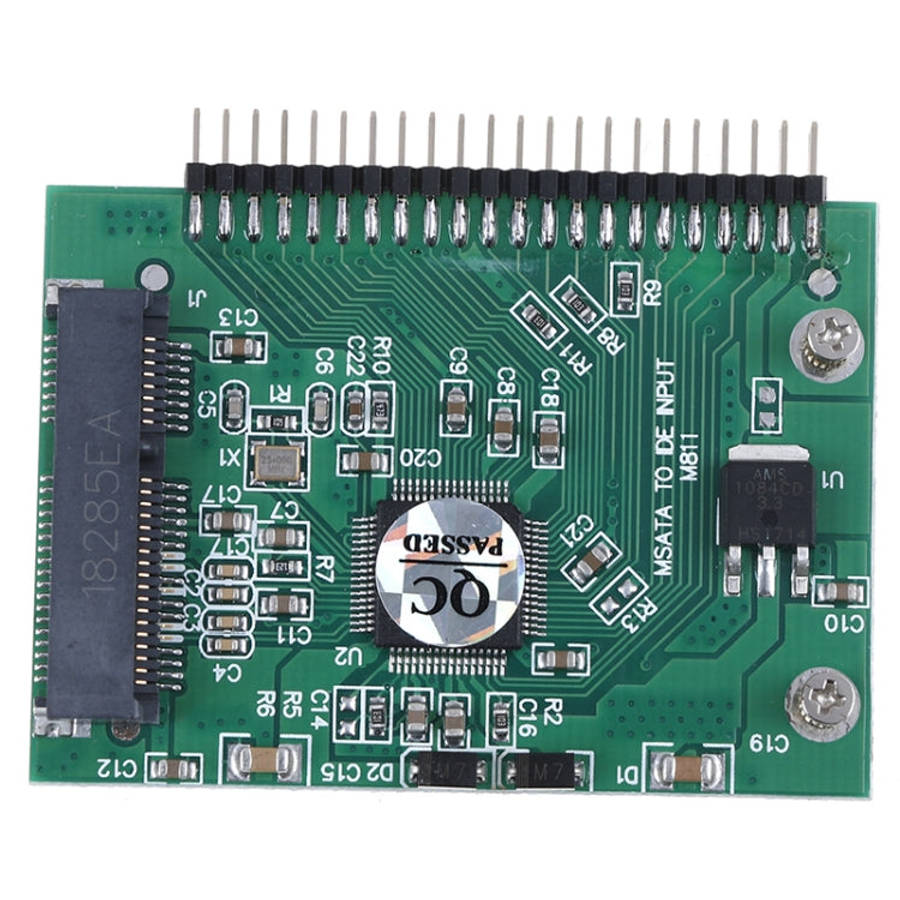mSATA SSD to 44 Pin IDE Adapter mSATA IDE Converter Card