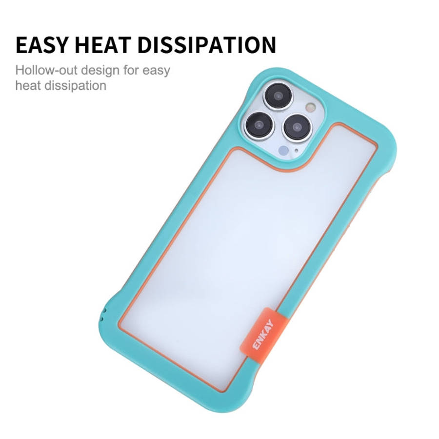 ENKAY Frameless Hollow Shockproof PC Case for iPhone 13 Pro Max, For iPhone 13 Pro Max