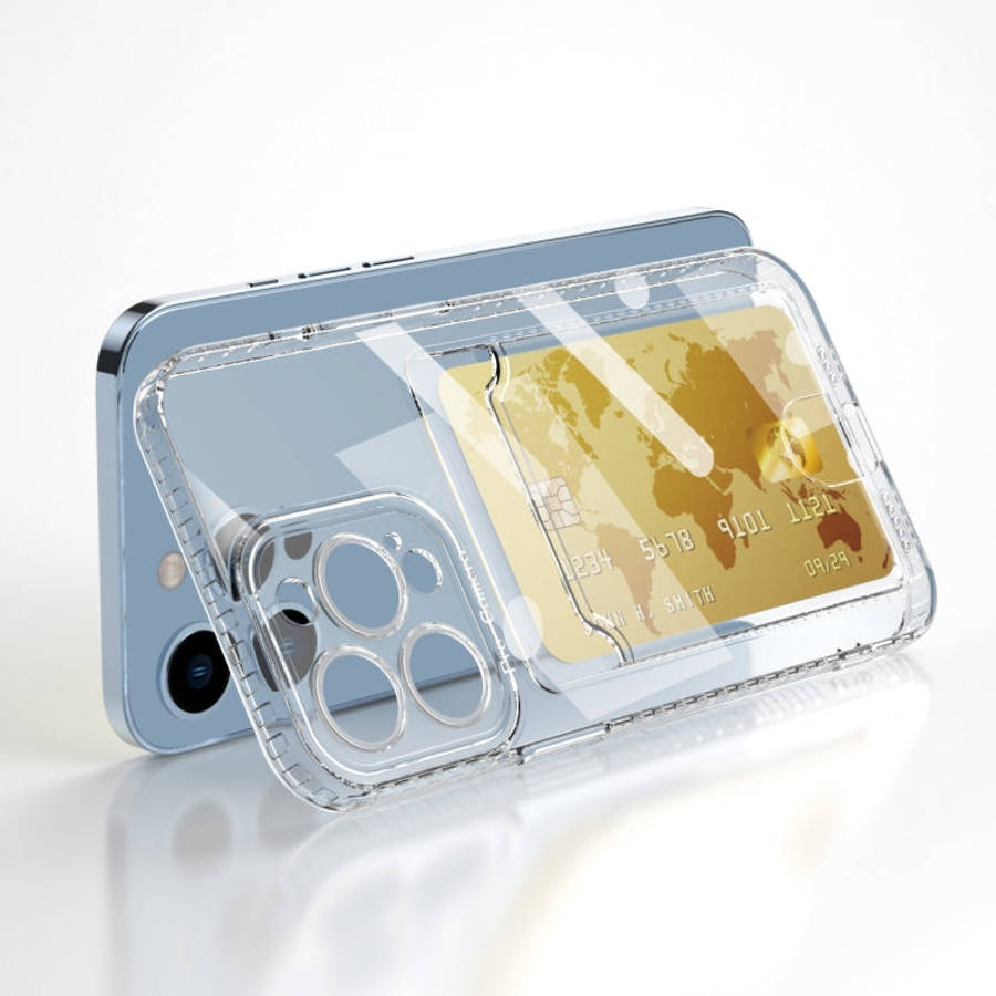 Card Bag Clear TPU Phone Case, For iPhone 14, For iPhone 14 14 Max, For iPhone 14 Pro, For iPhone...