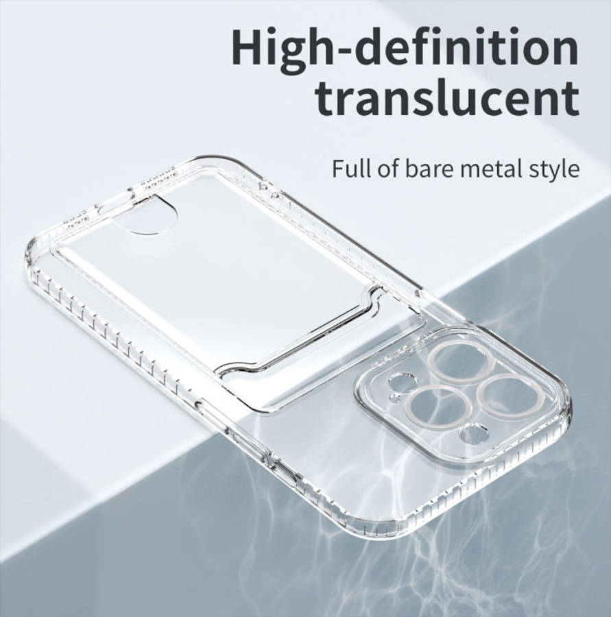 Card Bag Clear TPU Phone Case, For iPhone 14, For iPhone 14 14 Max, For iPhone 14 Pro, For iPhone...